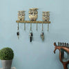 Owl Metal Key Holder Wall Hanging