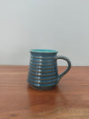 Ribbed Design Ceramic Mugs | Stylish Handcrafted Coffee & Tea Mugs- Set of 2