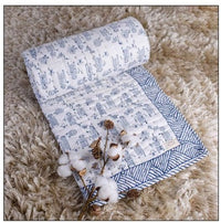 Turtle Design Handcrafted Block Printed Kids Quilt