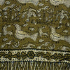 Rustic Bird Motif Block Print Cotton Throw  | Perfect for Living Room and Bedroom Decor