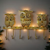 Owl Metal Key Holder Wall Hanging