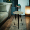 Handcrafted Textured End Table | For Contemporary Home Decor