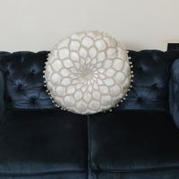 Petals Embroidered Floor Cushion