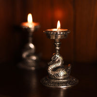 Silver Swan Tealight Holders | Elegant Candle Holders for Home & Festive Decor | Set Of 2