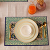 Block Printed Table Placemat (Set of 6) | Handcrafted Dining Placemats