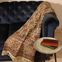 Elegant Cotton Block Printed Throw | Perfect for Living Room & Bedroom Decor