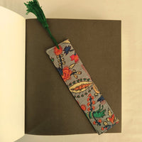 Geometric Print Bookmark | Handcrafted Fabric Bookmark with Modern Pattern for Book Lovers