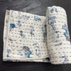 Turtle Design Handcrafted Block Printed Kids Quilt