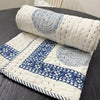 Turtle Design Handcrafted Block Printed Kids Quilt