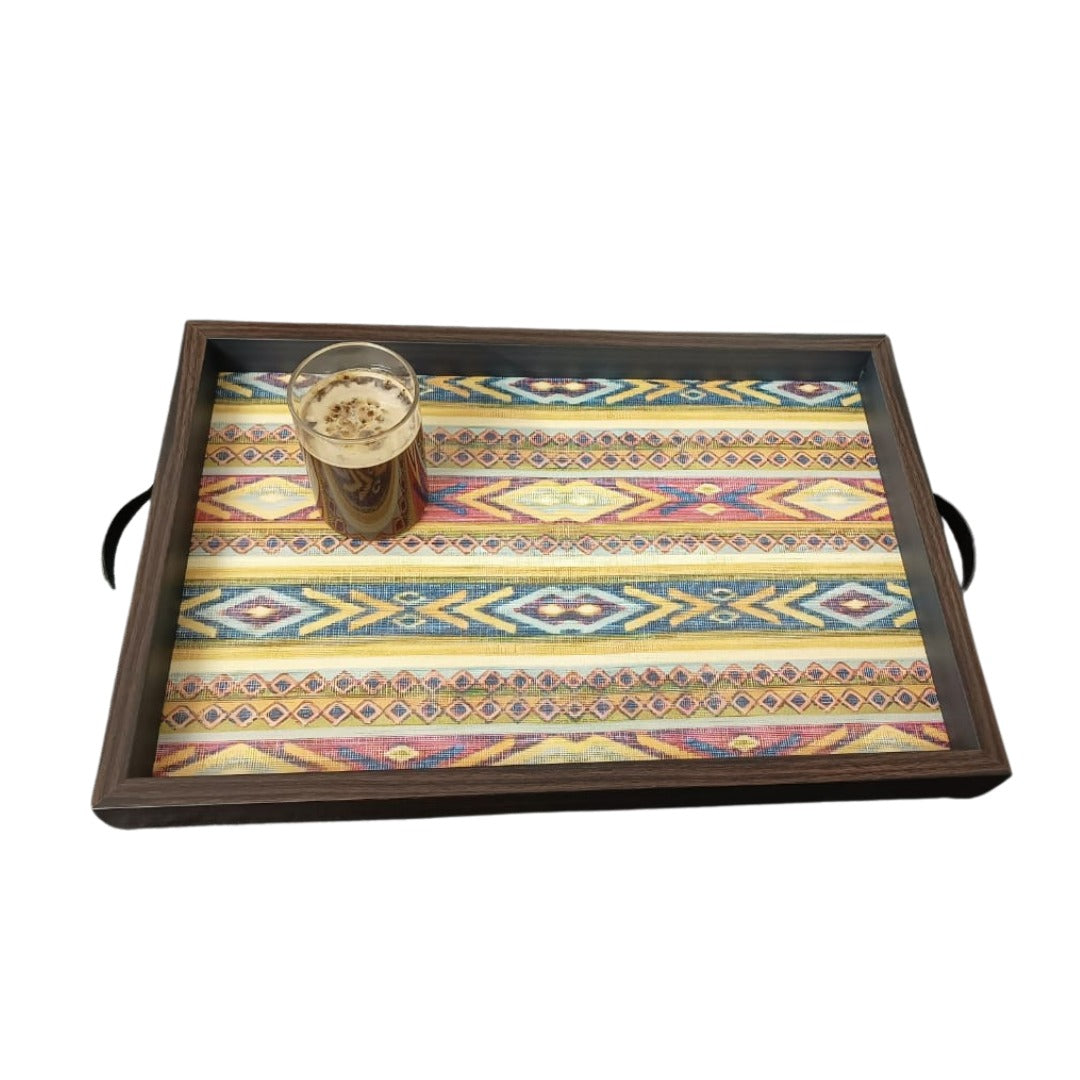 Elegant Rectangular MDF Serving Tray | Stylish & Durable Serving Tray for Home & Dining Decor