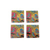 Elegant Print MDF Coaster – Stylish & Durable Design (Set of 4)