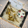 Diwali Gift Box – Parrot T-Light & Metal Wax Diya Combo