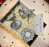 Diwali Gift Box – Parrot T-Light & Wooden Diya Combo