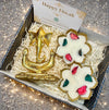 Diwali Gift Box - Trishul Ganesh & Metal Diya Combo