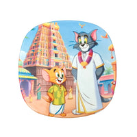 Cute Kids Lunch Box | Printed Stainless Steel Food Container | School Tiffin Box | Child-Friendly Design