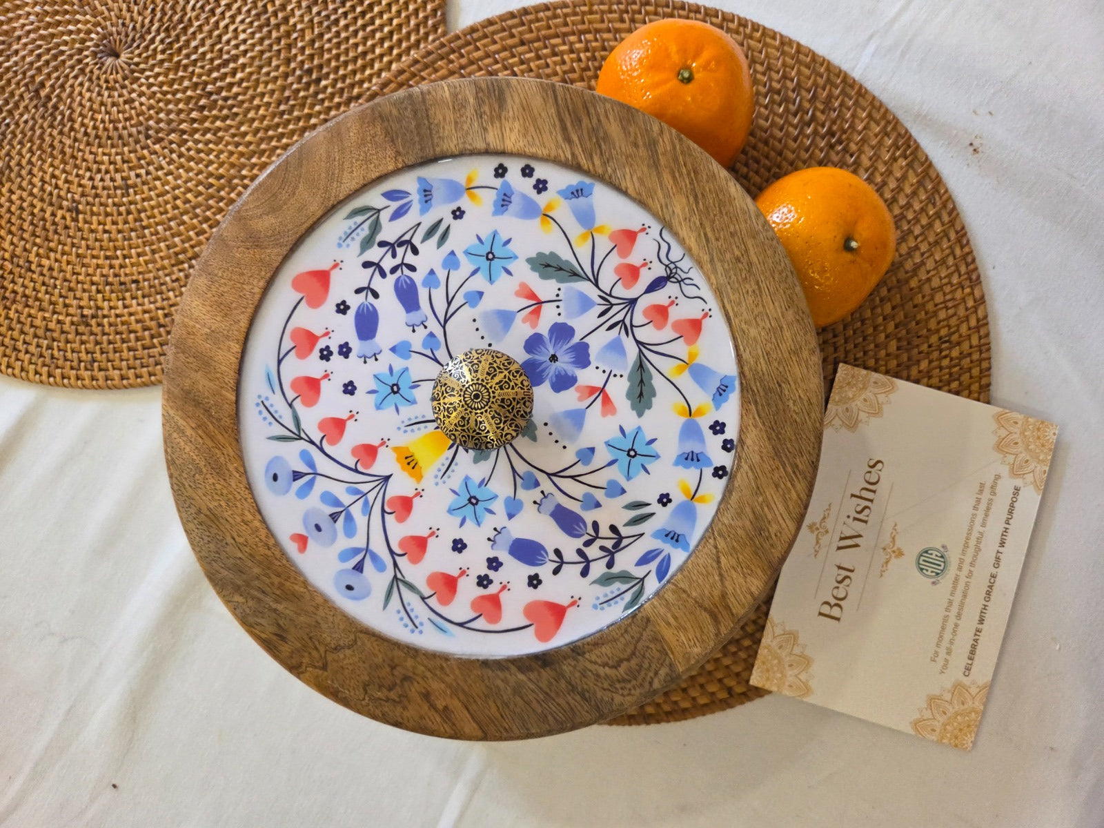 Sophisticated Wooden Eid Gifting Storage Box