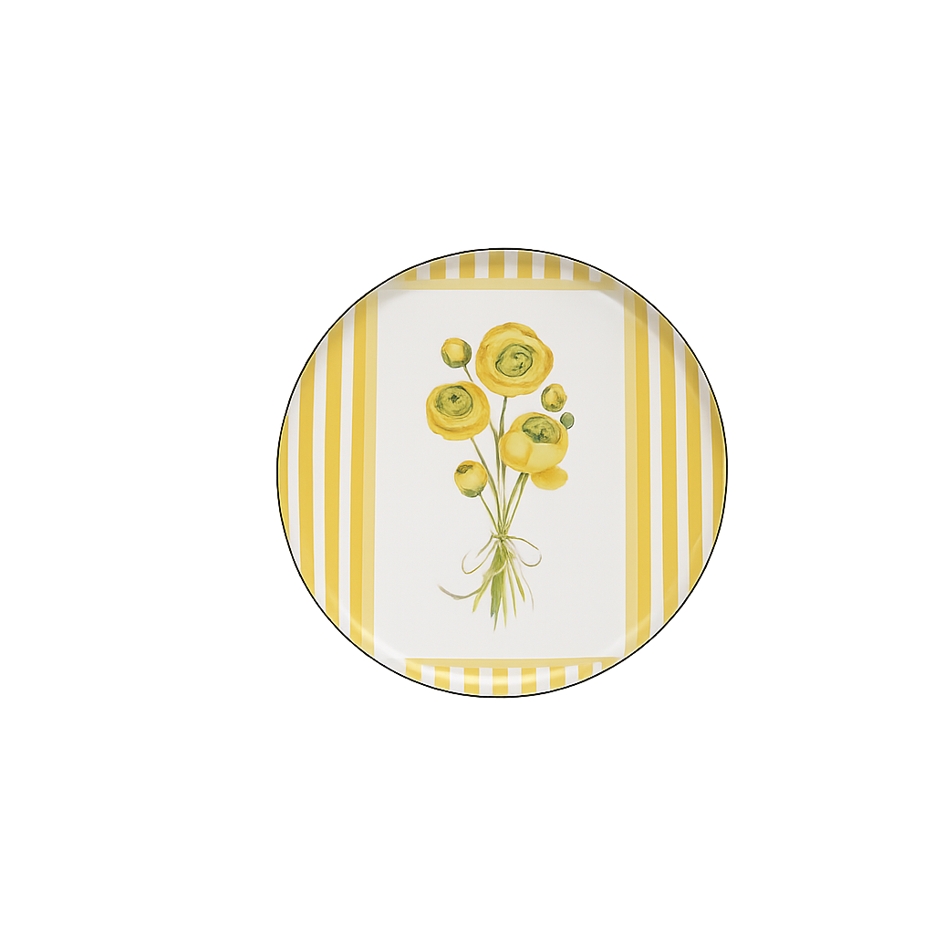 Decorative Metal Wall Plates Set of 5