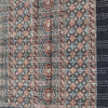 Ajrakh with Kantha Bedcover | Artisan-Made 100% Cotton Bedspread