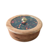 Elegant Pichwai Print Wooden Roti Box – Stylish & Durable Storage Solution