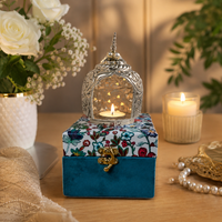 Silver Carving T-Light Holder