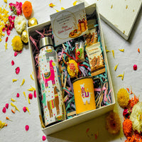Premium Rakhi Gift Box- Llama Bottle+ Llama Mug